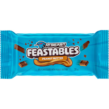24 Pack x Mr Beast Feastables Chocolate Peanut Butter - 35g